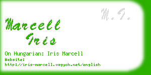 marcell iris business card